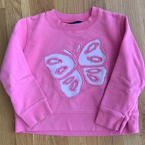 Mini Boden butterfly sweatshirt size 5-6